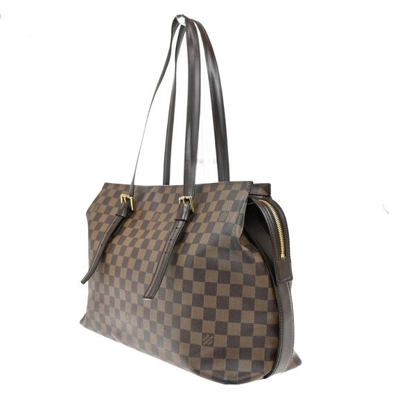 LOUIS VUITTON Chelsea Shoulder Tote Bag Damier Leather BN France N51119 70EF808 - Picture 4 of 15